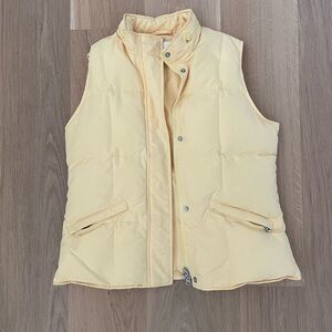 Talbots yellow vest